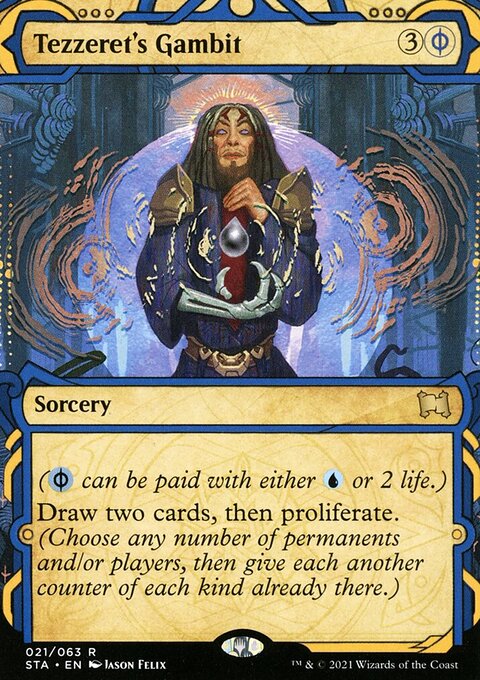 Tezzeret's Gambit, Strixhaven Mystical Archive #21, Magic: The Gathering card