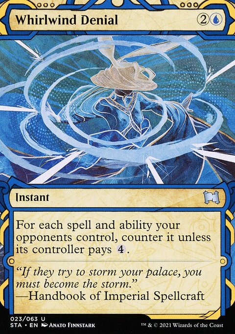 Whirlwind Denial, Strixhaven Mystical Archive #23, Magic: The Gathering card