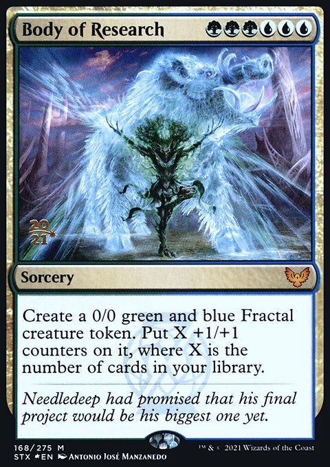 Body of Research, Strixhaven: School of Mages Promos #168s, Magic: The Gathering card