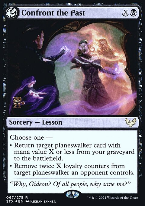 Confront the Past, Strixhaven: School of Mages Promos #67s, Magic: The Gathering card