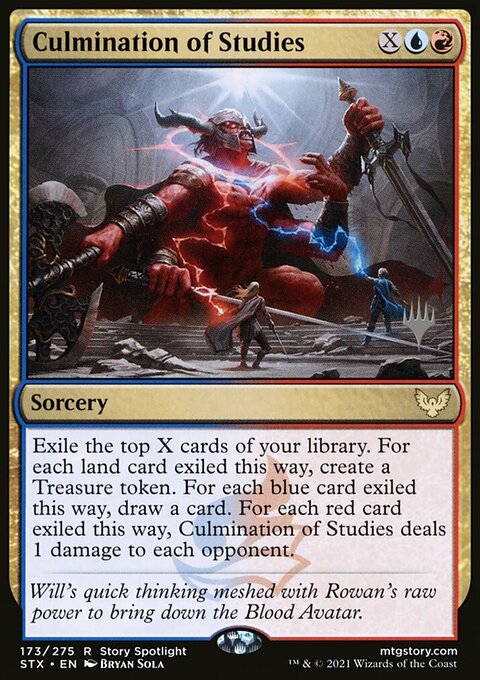 Culmination of Studies, Strixhaven: School of Mages Promos #173p, Magic: The Gathering card