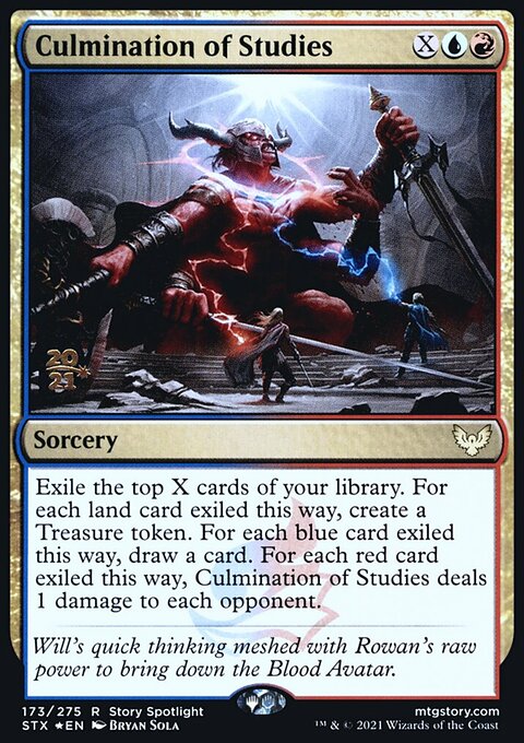 Culmination of Studies, Strixhaven: School of Mages Promos #173s, Magic: The Gathering card