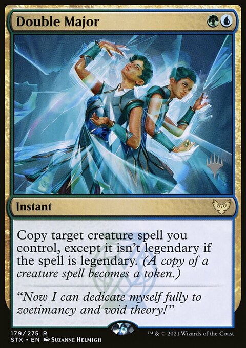 Double Major, Strixhaven: School of Mages Promos #179p, Magic: The Gathering card