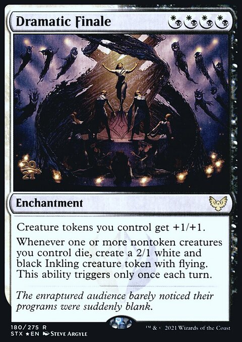 Dramatic Finale, Strixhaven: School of Mages Promos #180s, Magic: The Gathering card