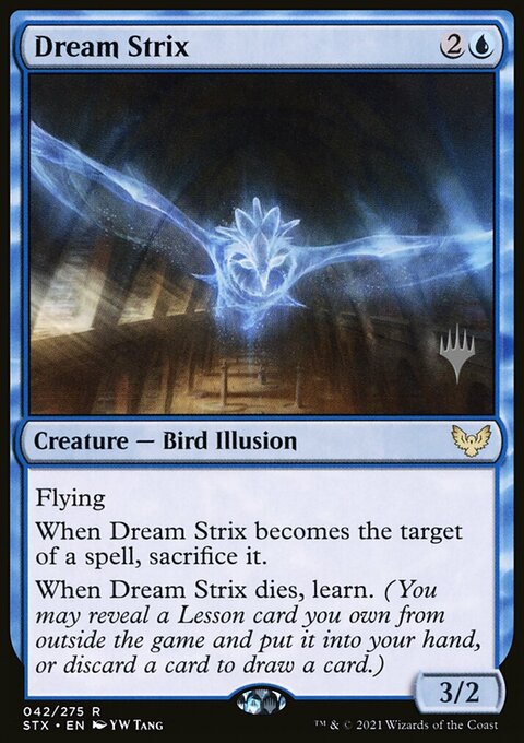Dream Strix, Strixhaven: School of Mages Promos #42p, Magic: The Gathering card