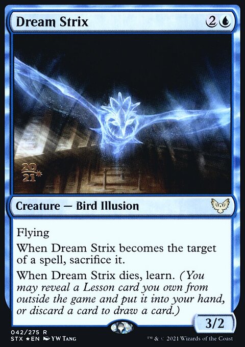Dream Strix, Strixhaven: School of Mages Promos #42s, Magic: The Gathering card