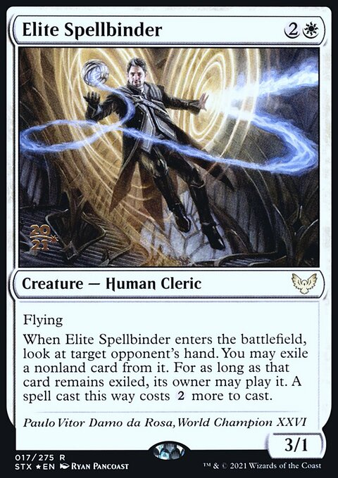Elite Spellbinder, Strixhaven: School of Mages Promos #17s, Magic: The Gathering card