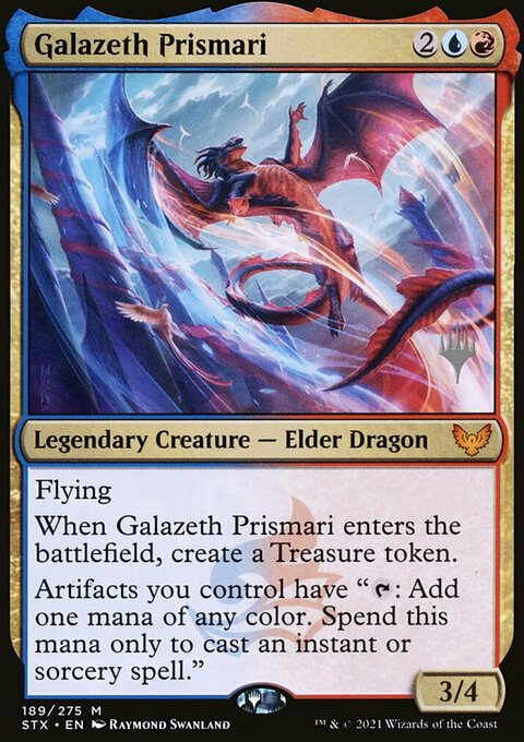 Galazeth Prismari, Strixhaven: School of Mages Promos #189p, Magic: The Gathering card