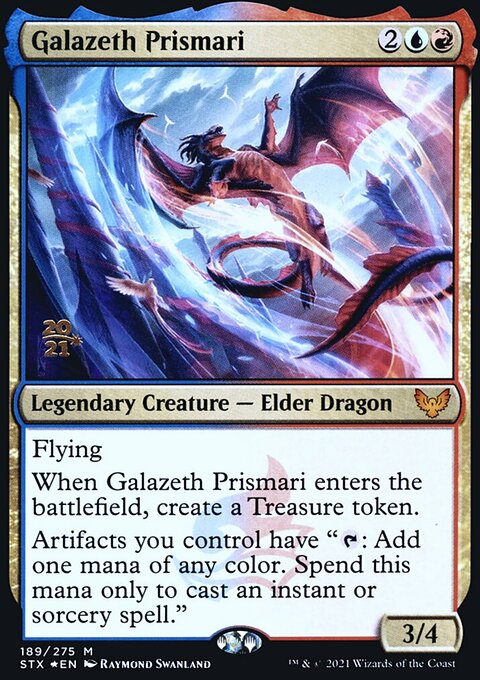 Galazeth Prismari, Strixhaven: School of Mages Promos #189s, Magic: The Gathering card