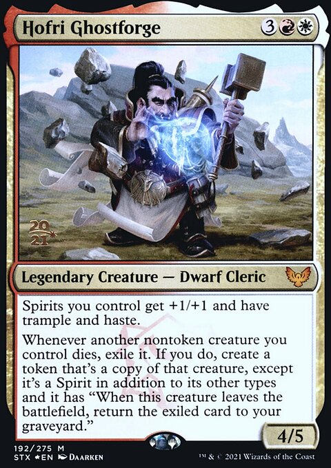 Hofri Ghostforge, Strixhaven: School of Mages Promos #192s, Magic: The Gathering card