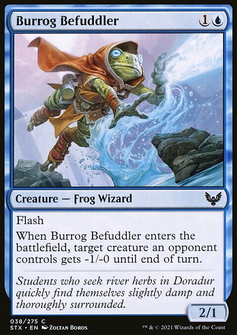 Burrog Befuddler, Strixhaven: School of Mages #38, Magic: The Gathering card