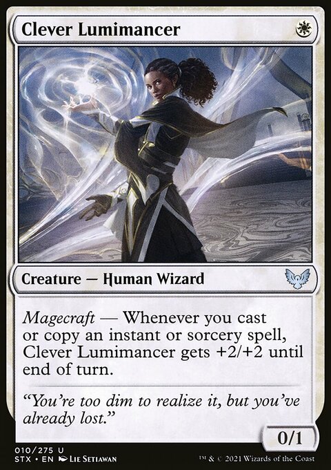 Clever Lumimancer, Strixhaven: School of Mages #10, Magic: The Gathering card