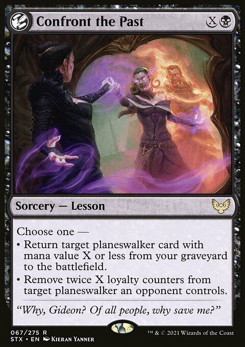 Confront the Past, Strixhaven: School of Mages #67, Magic: The Gathering card