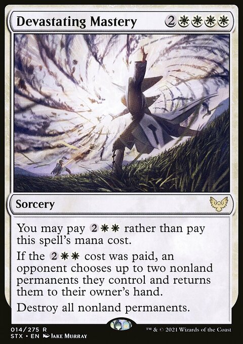 Devastating Mastery, Strixhaven: School of Mages #14, Magic: The Gathering card