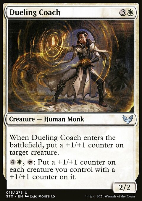 Dueling Coach, Strixhaven: School of Mages #15, Magic: The Gathering card