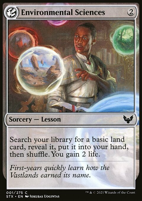 Environmental Sciences, Strixhaven: School of Mages #1, Magic: The Gathering card