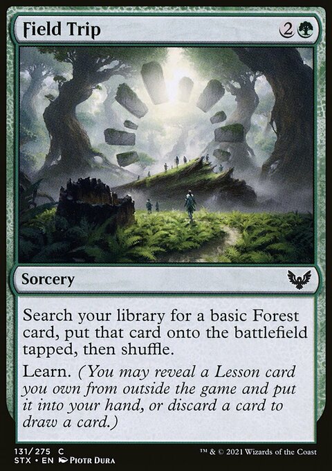 Field Trip, Strixhaven: School of Mages #131, Magic: The Gathering card
