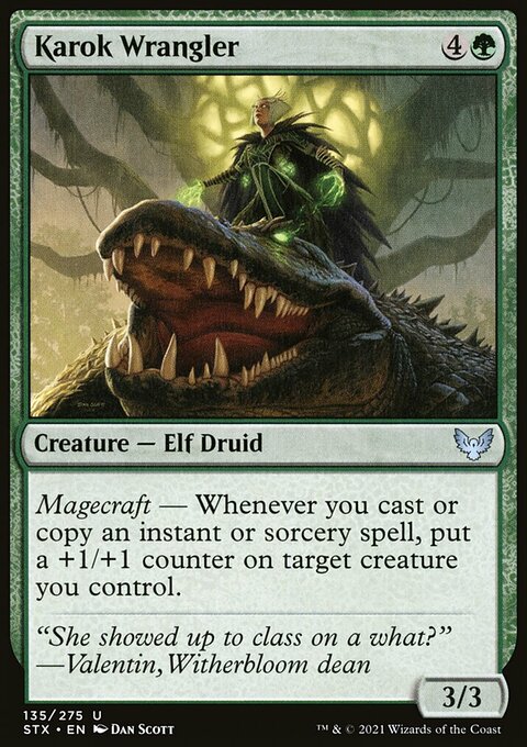 Karok Wrangler, Strixhaven: School of Mages #135, Magic: The Gathering card