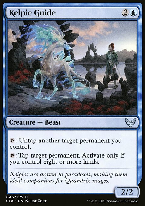 Kelpie Guide, Strixhaven: School of Mages #45, Magic: The Gathering card