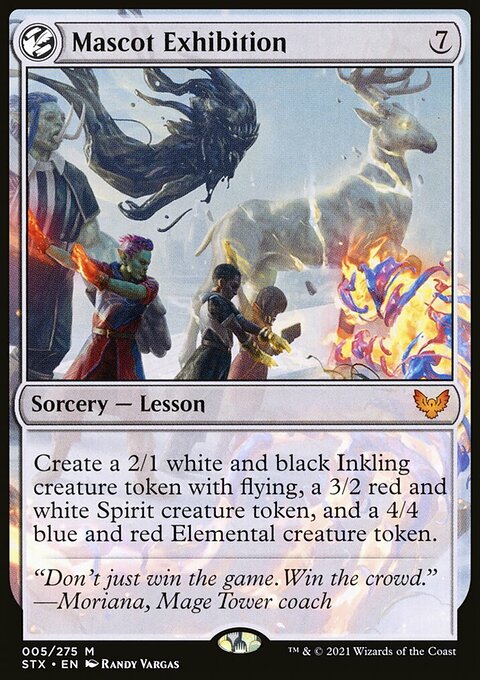 Mascot Exhibition, Strixhaven: School of Mages #5, Magic: The Gathering card