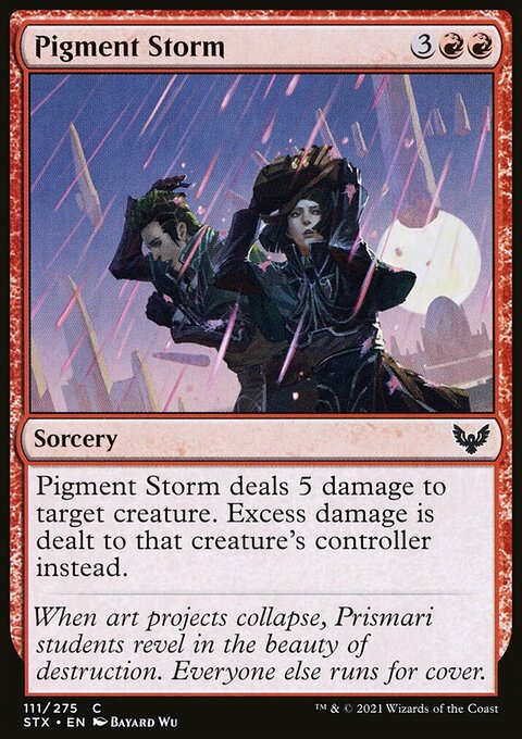 Pigment Storm, Strixhaven: School of Mages #111, Magic: The Gathering card