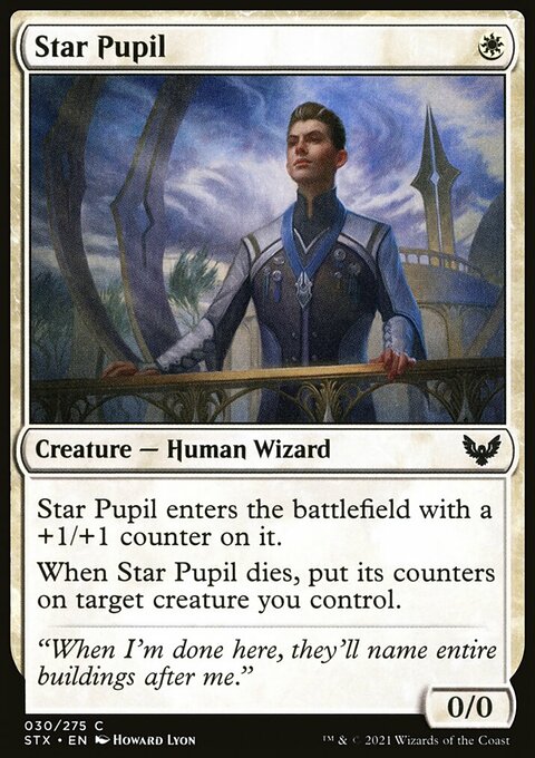 Star Pupil, Strixhaven: School of Mages #30, Magic: The Gathering card