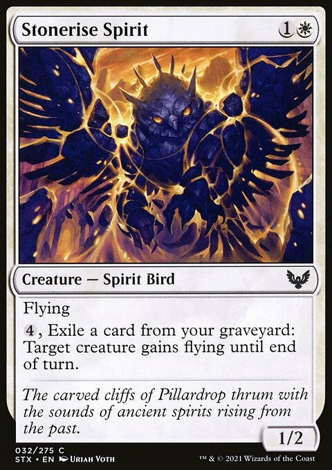 Stonerise Spirit, Strixhaven: School of Mages #32, Magic: The Gathering card