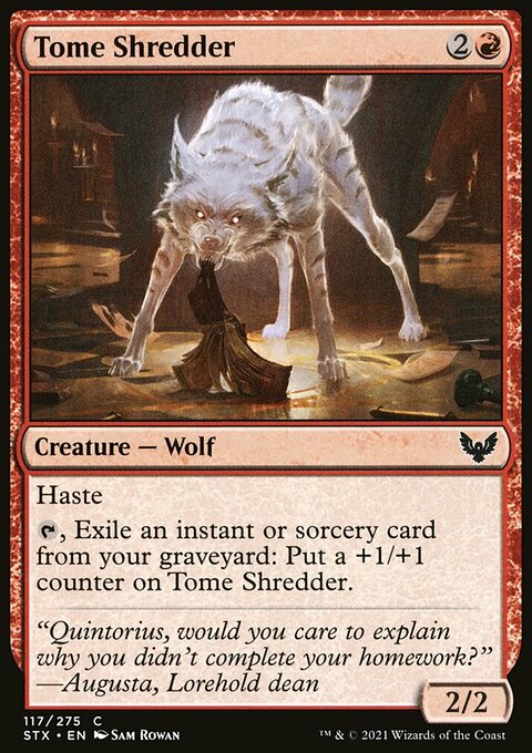 Tome Shredder, Strixhaven: School of Mages #117, Magic: The Gathering card
