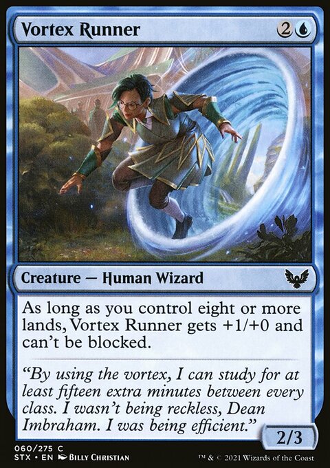 Vortex Runner, Strixhaven: School of Mages #60, Magic: The Gathering card