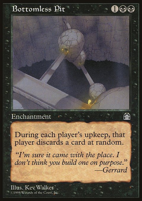 Bottomless Pit, Stronghold #51, Magic: The Gathering card