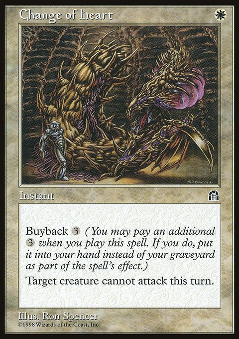 Change of Heart, Stronghold #3, Magic: The Gathering card