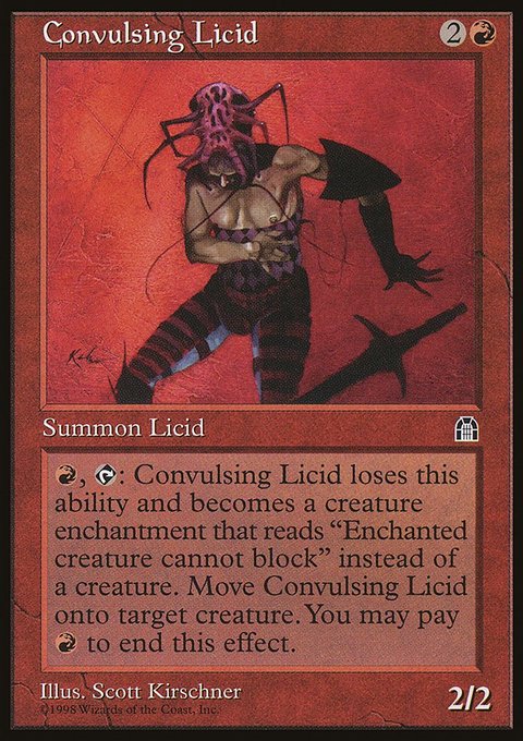 Convulsing Licid, Stronghold #77, Magic: The Gathering card