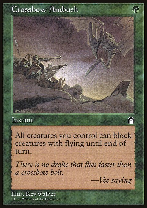 Crossbow Ambush, Stronghold #105, Magic: The Gathering card