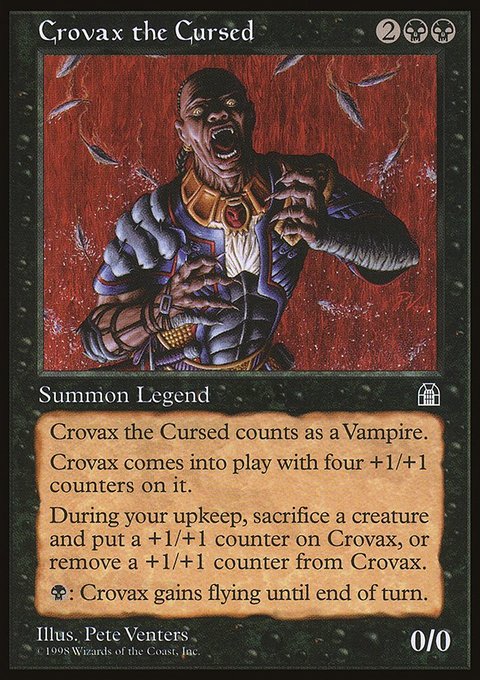 Crovax the Cursed, Stronghold #55, Magic: The Gathering card
