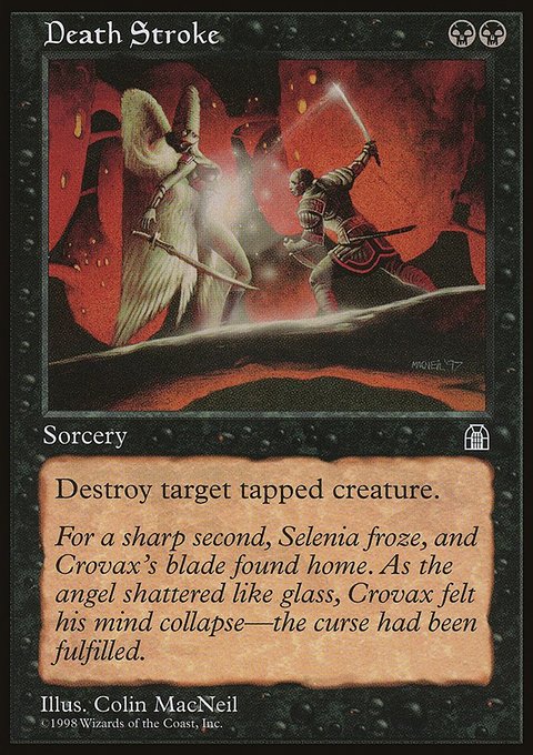 Death Stroke, Stronghold #57, Magic: The Gathering card
