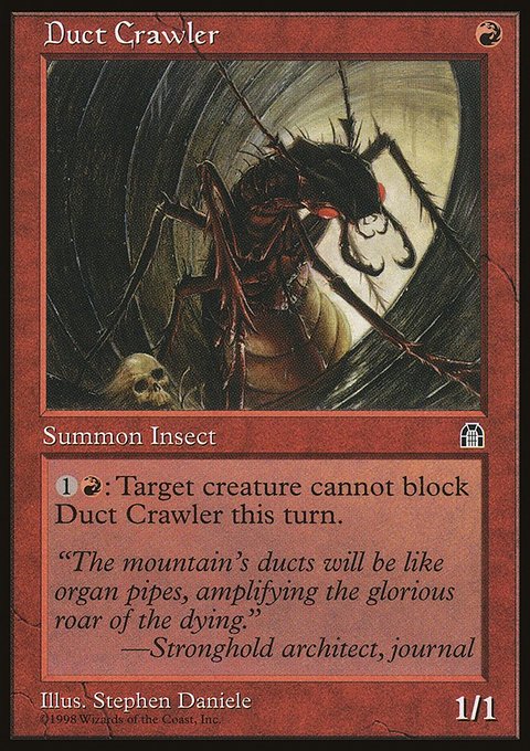 Duct Crawler, Stronghold #79, Magic: The Gathering card