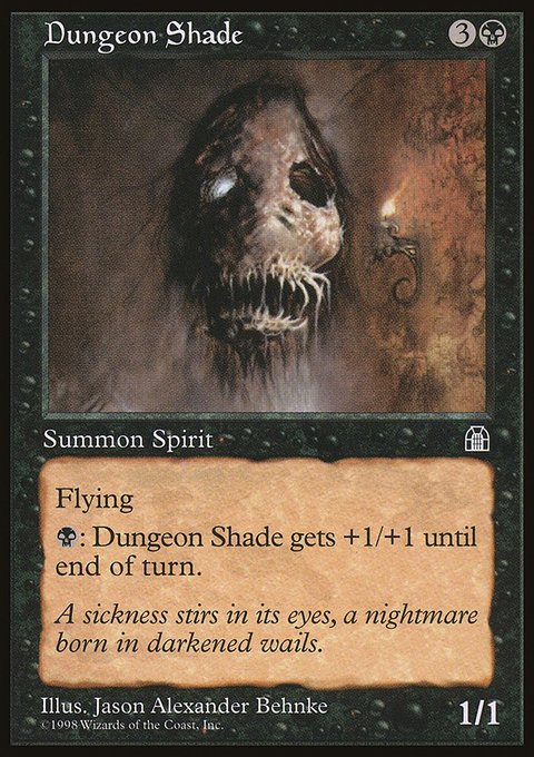 Dungeon Shade, Stronghold #58, Magic: The Gathering card