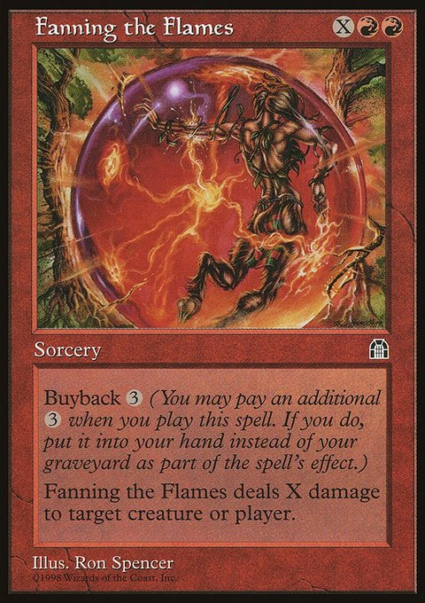 Fanning the Flames, Stronghold #80, Magic: The Gathering card
