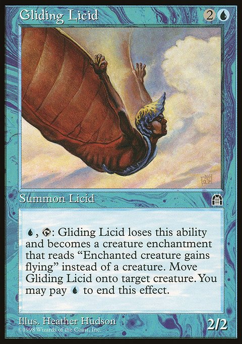 Gliding Licid, Stronghold #31, Magic: The Gathering card