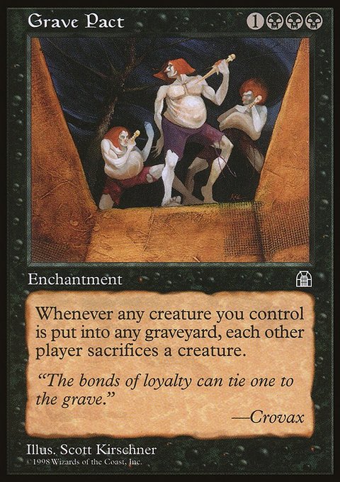Grave Pact, Stronghold #60, Magic: The Gathering card