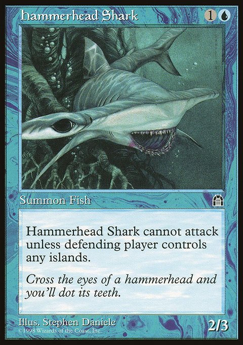 Hammerhead Shark, Stronghold #32, Magic: The Gathering card