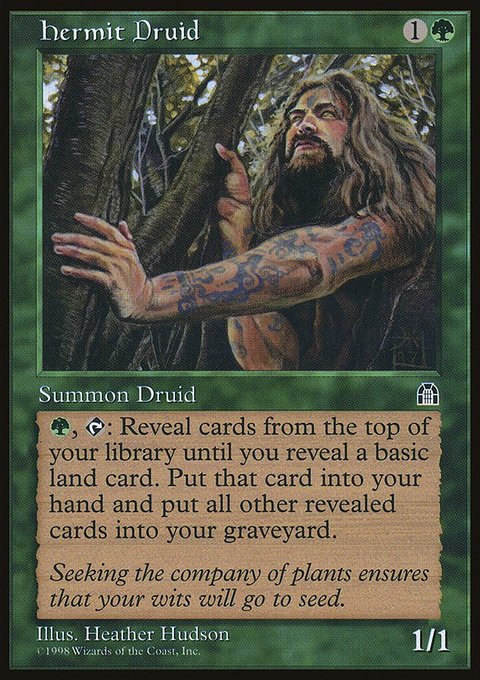 Hermit Druid, Stronghold #108, Magic: The Gathering card