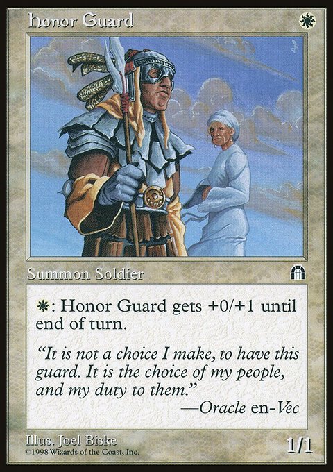 Honor Guard, Stronghold #7, Magic: The Gathering card