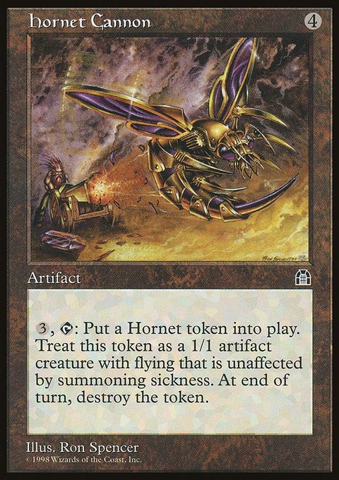 Hornet Cannon, Stronghold #136, Magic: The Gathering card