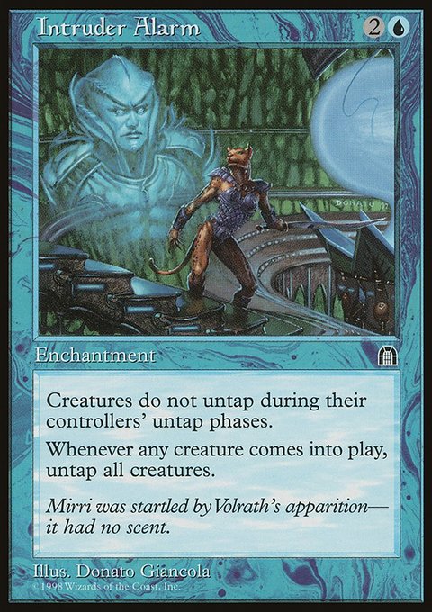 Intruder Alarm, Stronghold #34, Magic: The Gathering card
