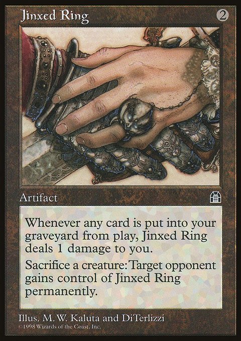 Jinxed Ring, Stronghold #137, Magic: The Gathering card