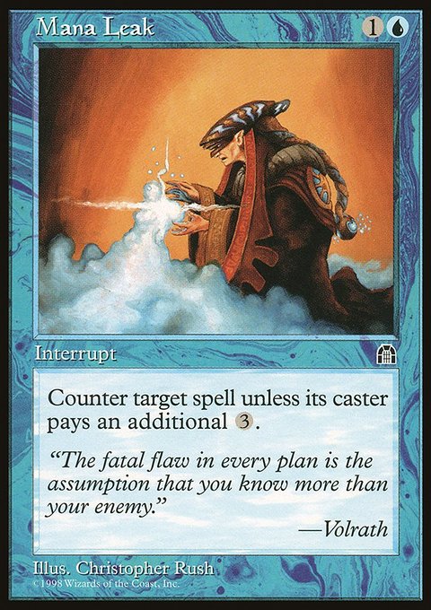 Mana Leak, Stronghold #36, Magic: The Gathering card