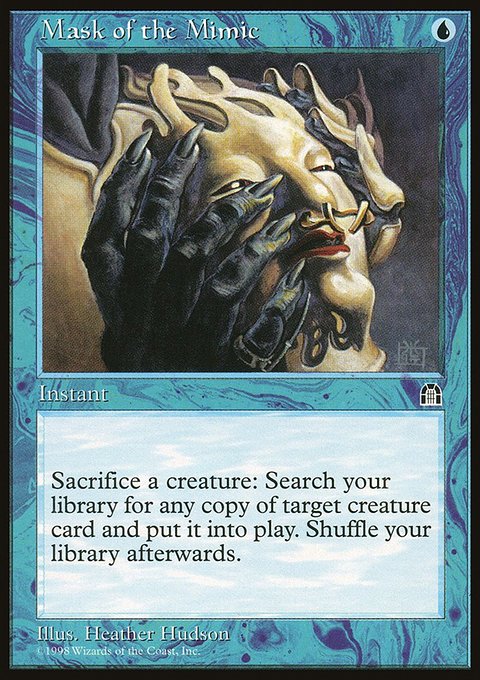 Mask of the Mimic, Stronghold #37, Magic: The Gathering card