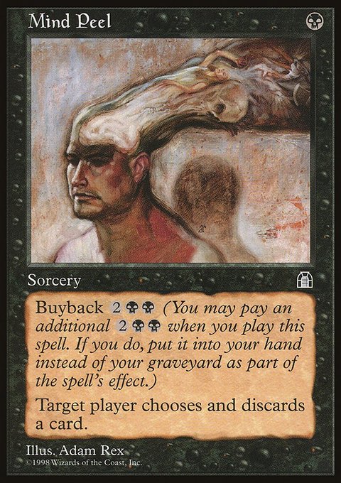 Mind Peel, Stronghold #63, Magic: The Gathering card