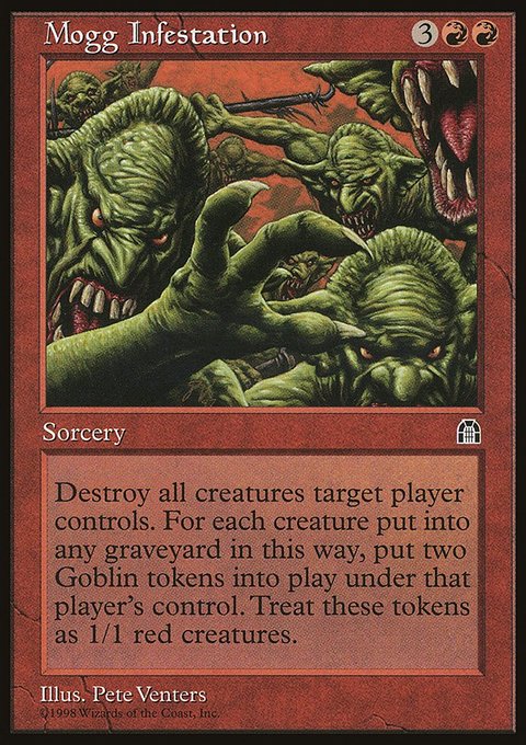 Mogg Infestation, Stronghold #93, Magic: The Gathering card